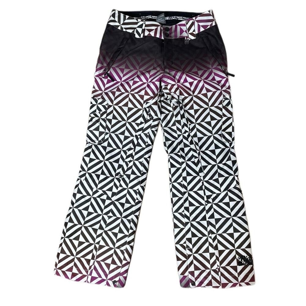 Ride Snowboard Pants Women’s Ombré Purple Low Rise Sz M